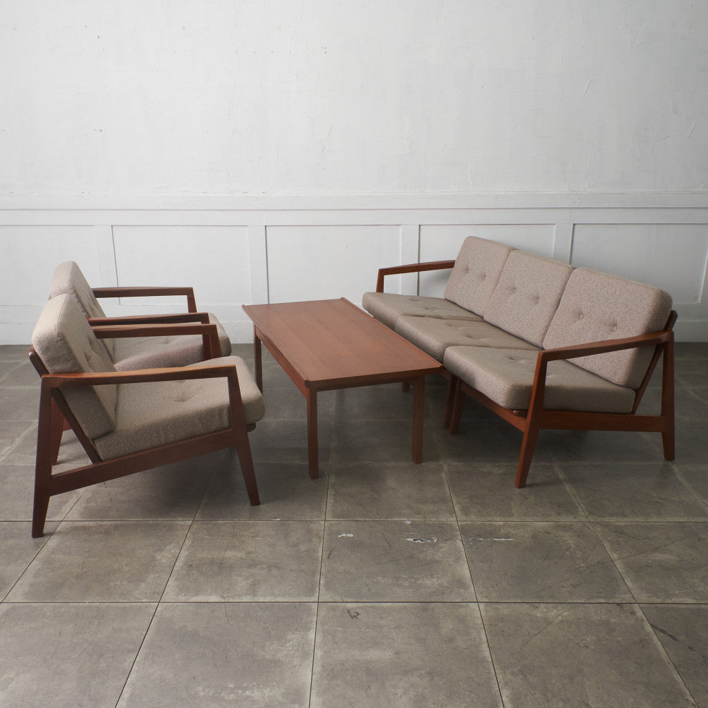 ヴィンテージ 3人掛け セパレートソファ