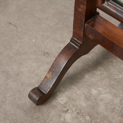 英国アンティーク マホガニー材 スタンドミラー