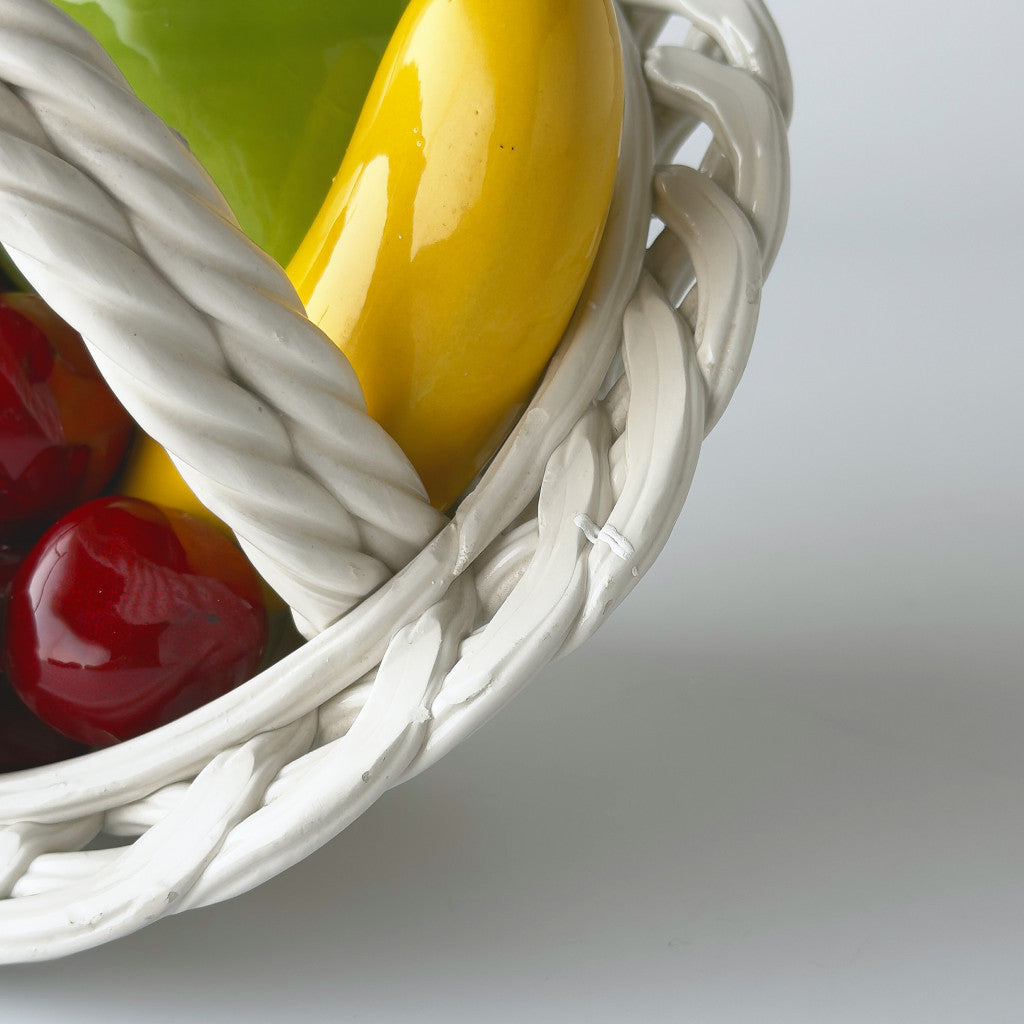 ヴィンテージ セラミック フルーツバスケット