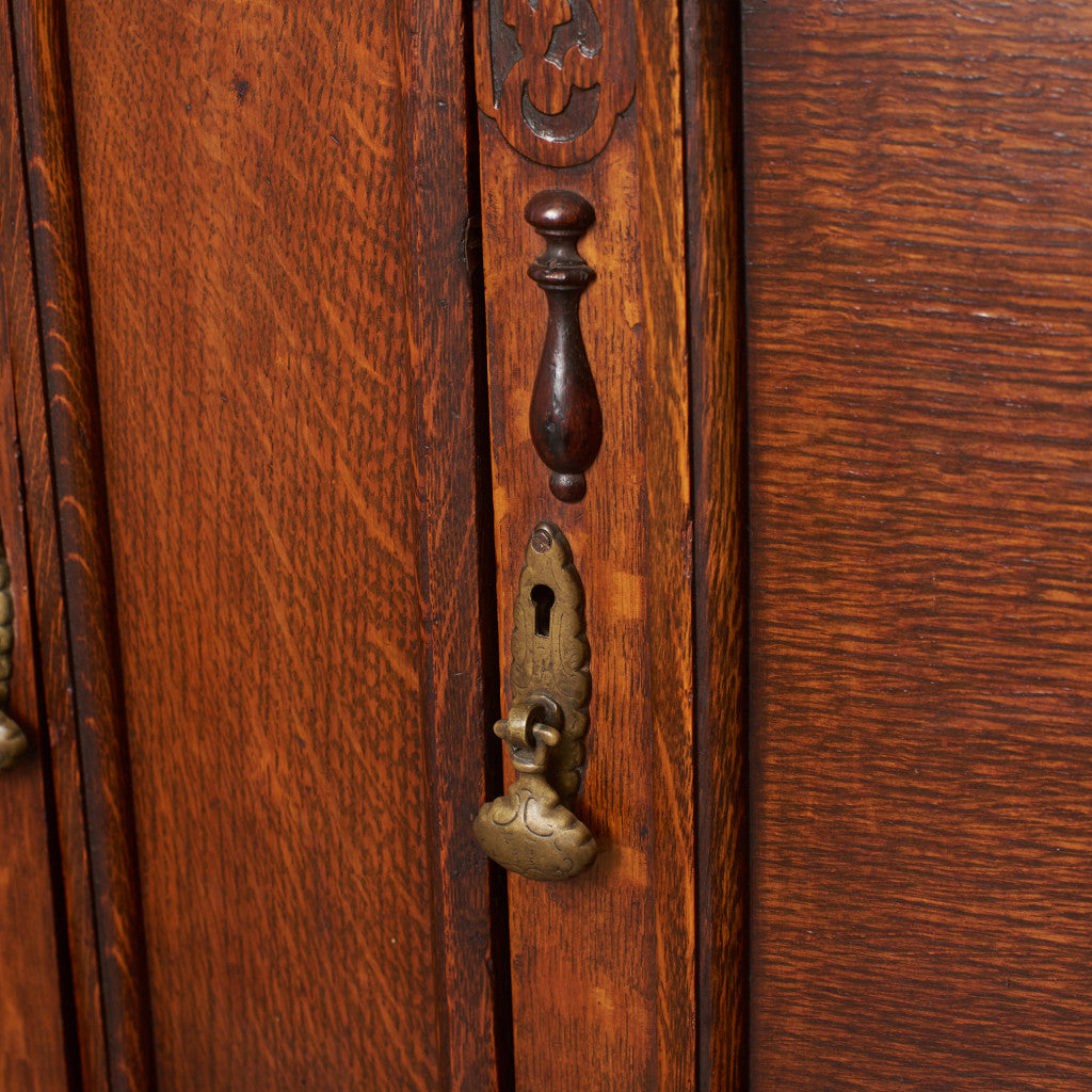 英国アンティーク ミラーバックサイドボード