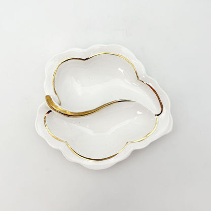 英国ヴィンテージ リーフ プレート