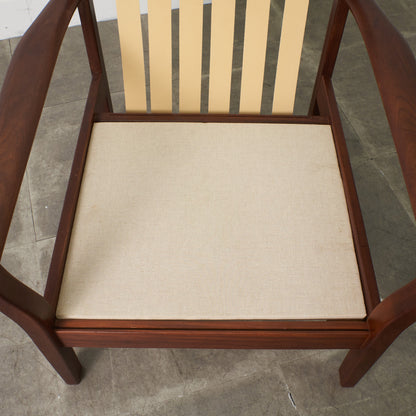 イギリスヴィンテージ アームチェア / 張替済