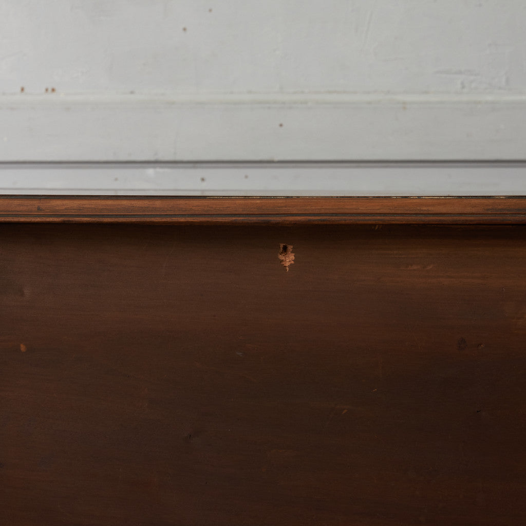 アンティーク ウォールナット材 両袖デスク