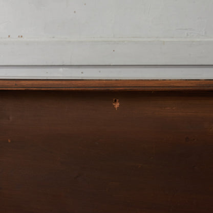 アンティーク ウォールナット材 両袖デスク