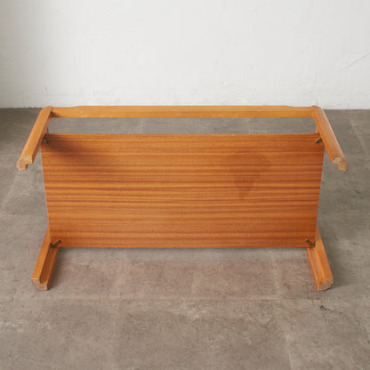 ヴィンテージ スモークガラストップ コーヒーテーブル