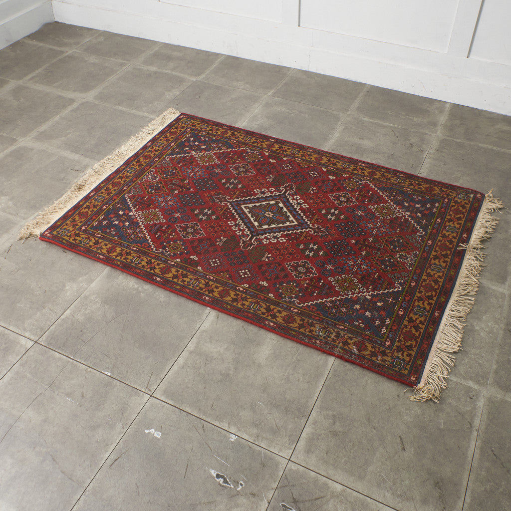 ウール製 手織り 絨毯