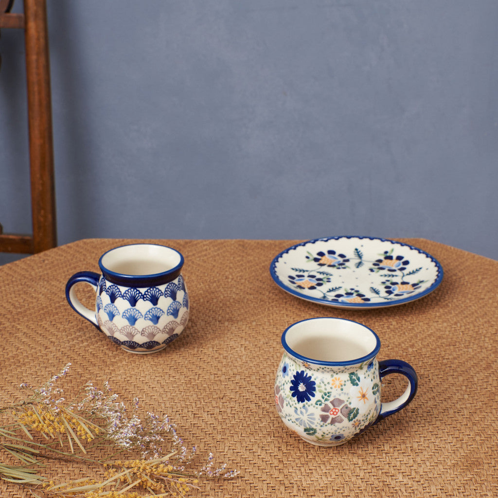 ポーリッシュポタリー マグカップ ブルー