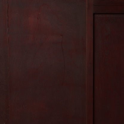 アンティーク ストリップド加工 ガラスキャビネット