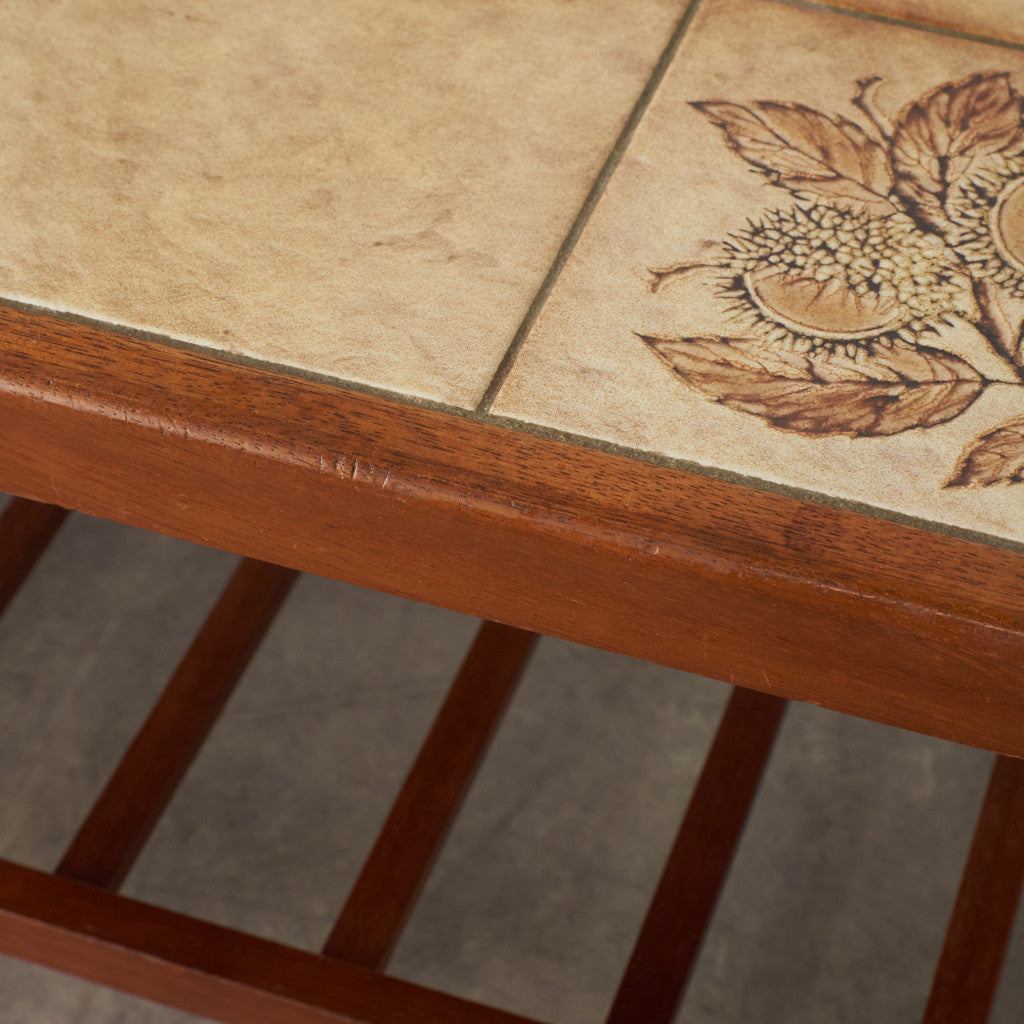 ヴィンテージ タイルトップ コーヒーテーブル