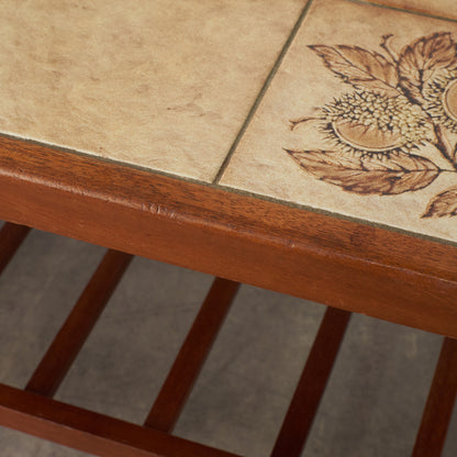 ヴィンテージ タイルトップ コーヒーテーブル