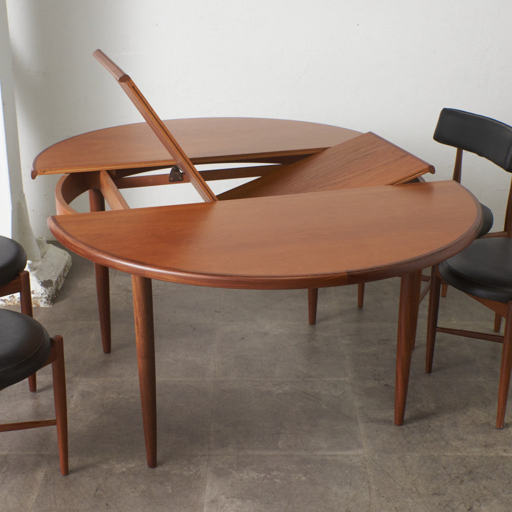 エクステンション ラウンドダイニングテーブル