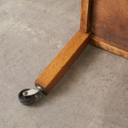 英国アンティーク ドロップリーフ ティートローリー