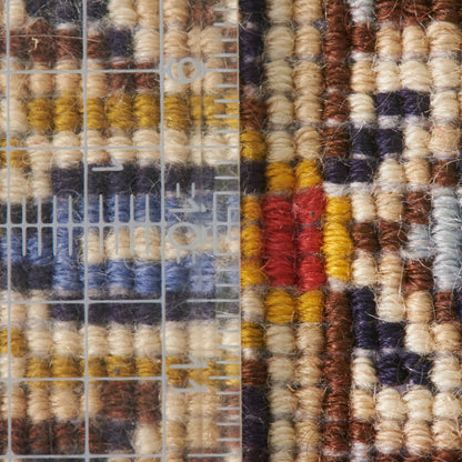 ウール製 手織りラグ