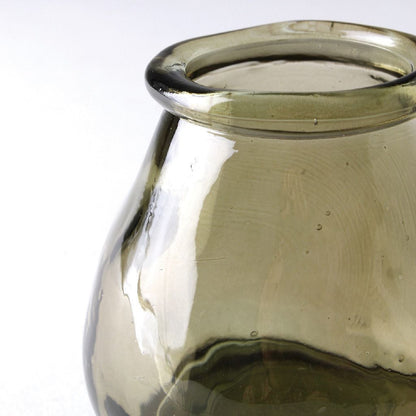 リサイクルガラス フラワーベース CERO ブラウン