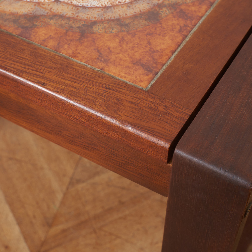 デンマークヴィンテージ タイルトップ コーヒーテーブル