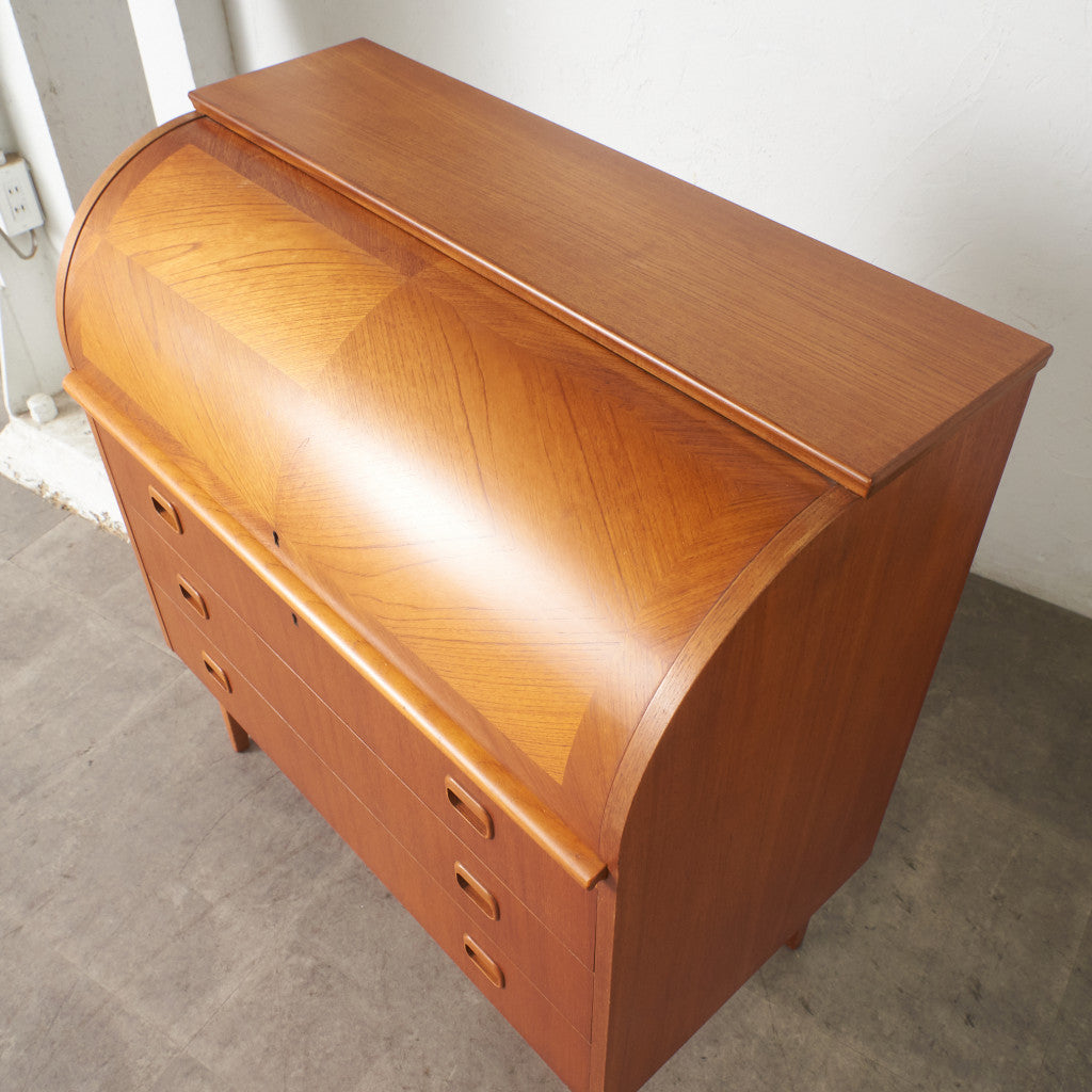 ヴィンテージ ロールトップ ライティングビューロー