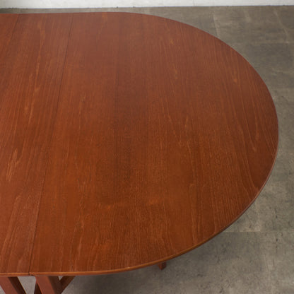 ドロップリーフゲートレッグテーブル