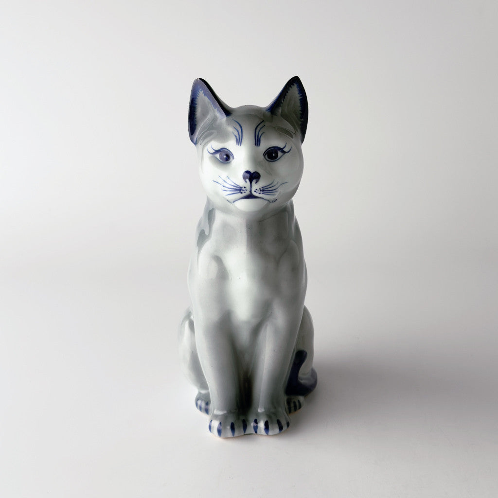 英国ヴィンテージ 猫のフィギュリン