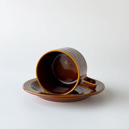 HEIRLOOM エアルーム カップ&ソーサー Autumn brown