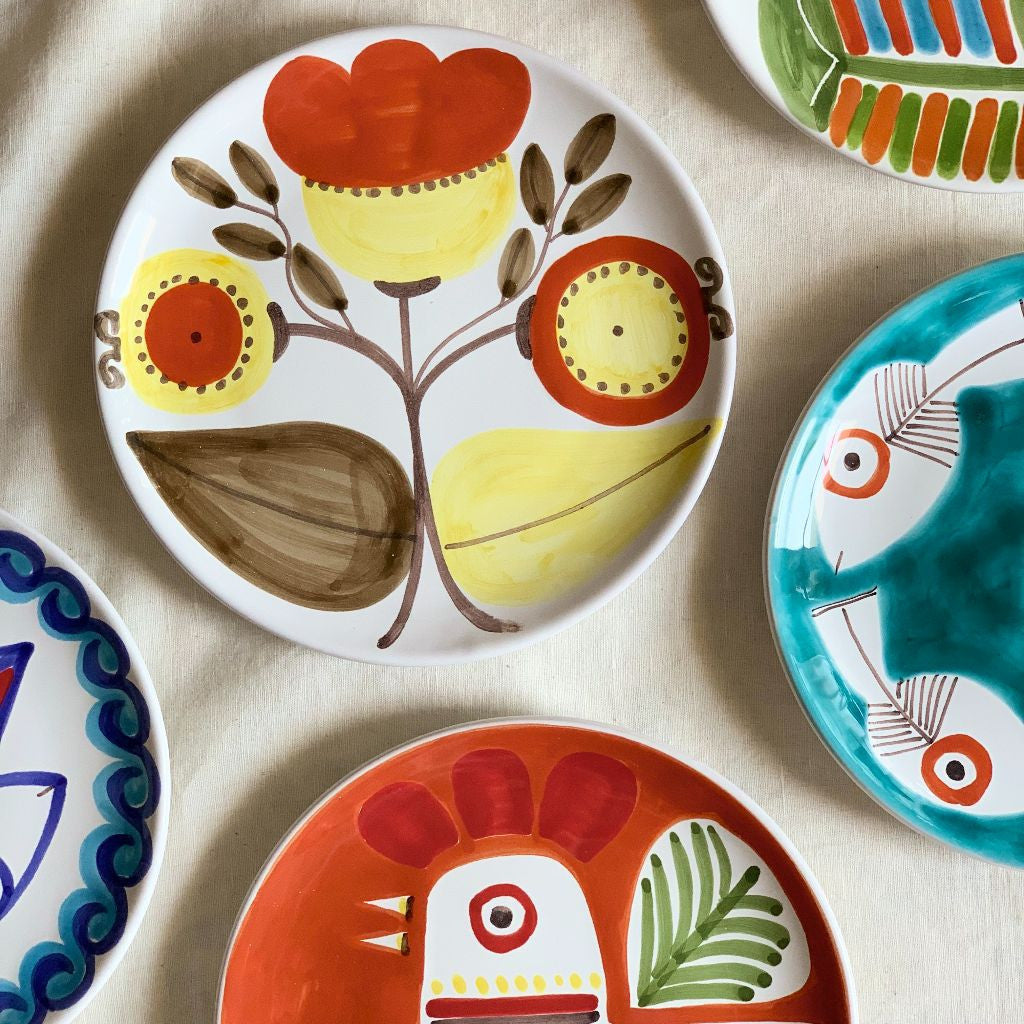 Susannna de Simone 絵皿 19cm 花 – rocca rocca