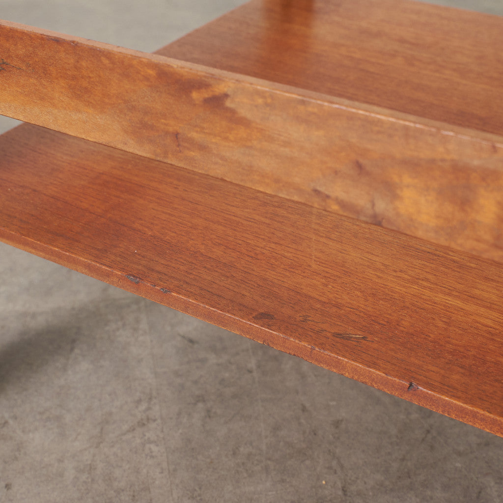 ヴィンテージ スモークガラストップ コーヒーテーブル