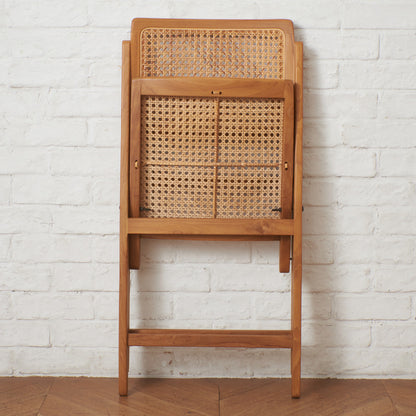 ラタン編み フォールディングチェア