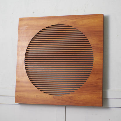 チェリー材 壁掛けCDラック