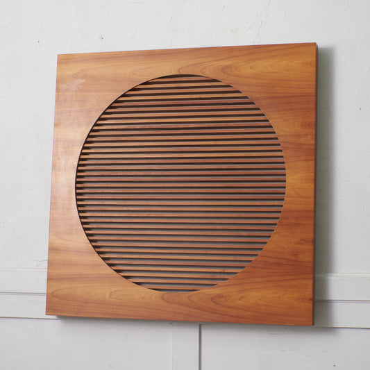 チェリー材 壁掛けCDラック