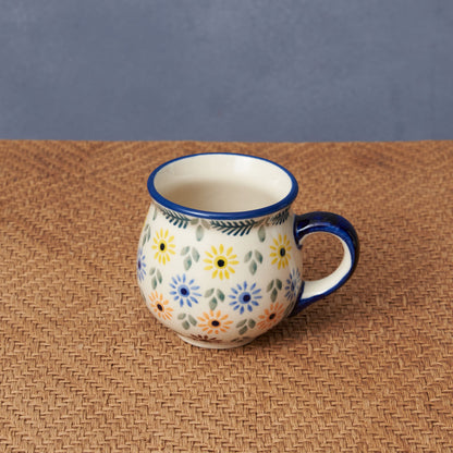 ポーリッシュポタリー マグカップ レトロフラワー