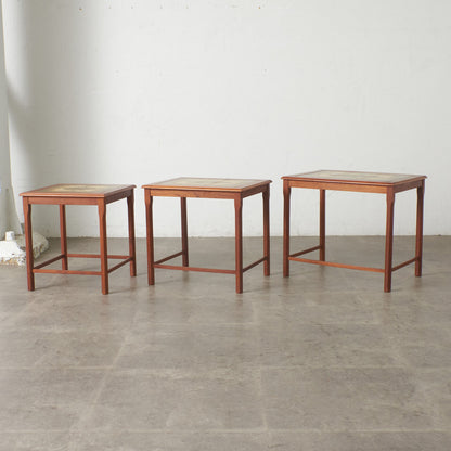 デンマーク TOFTEN タイルトップ ネストテーブル