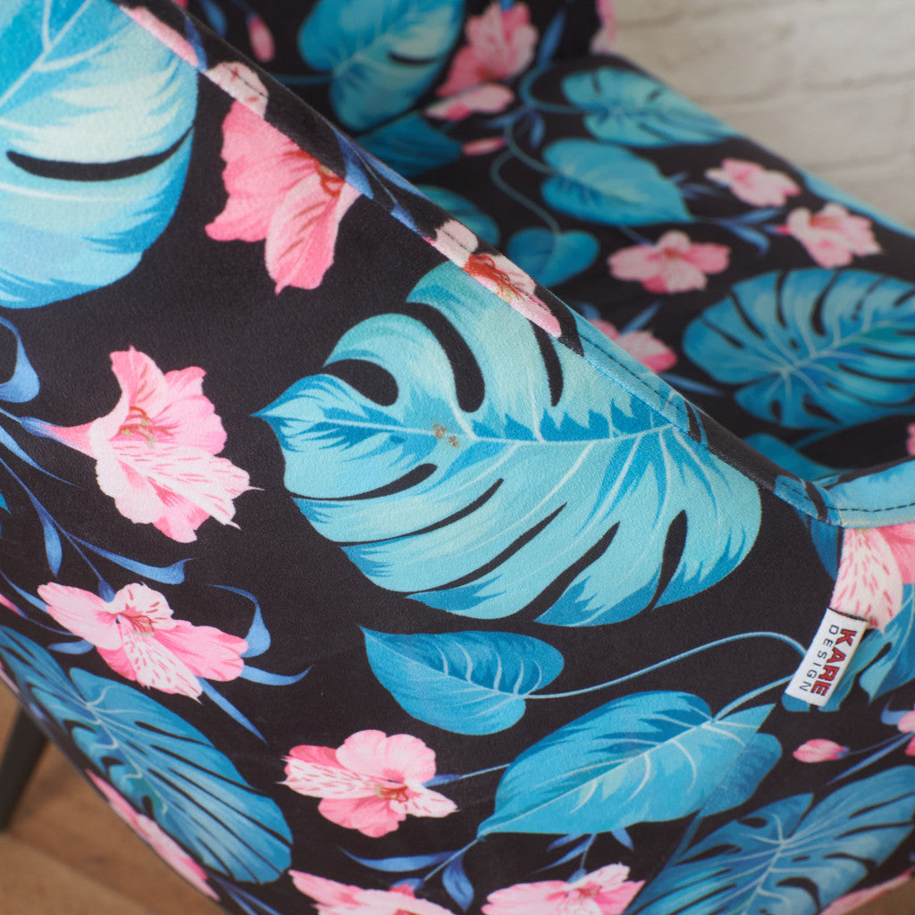 FLOWER POWEＲ BLUE アームチェア