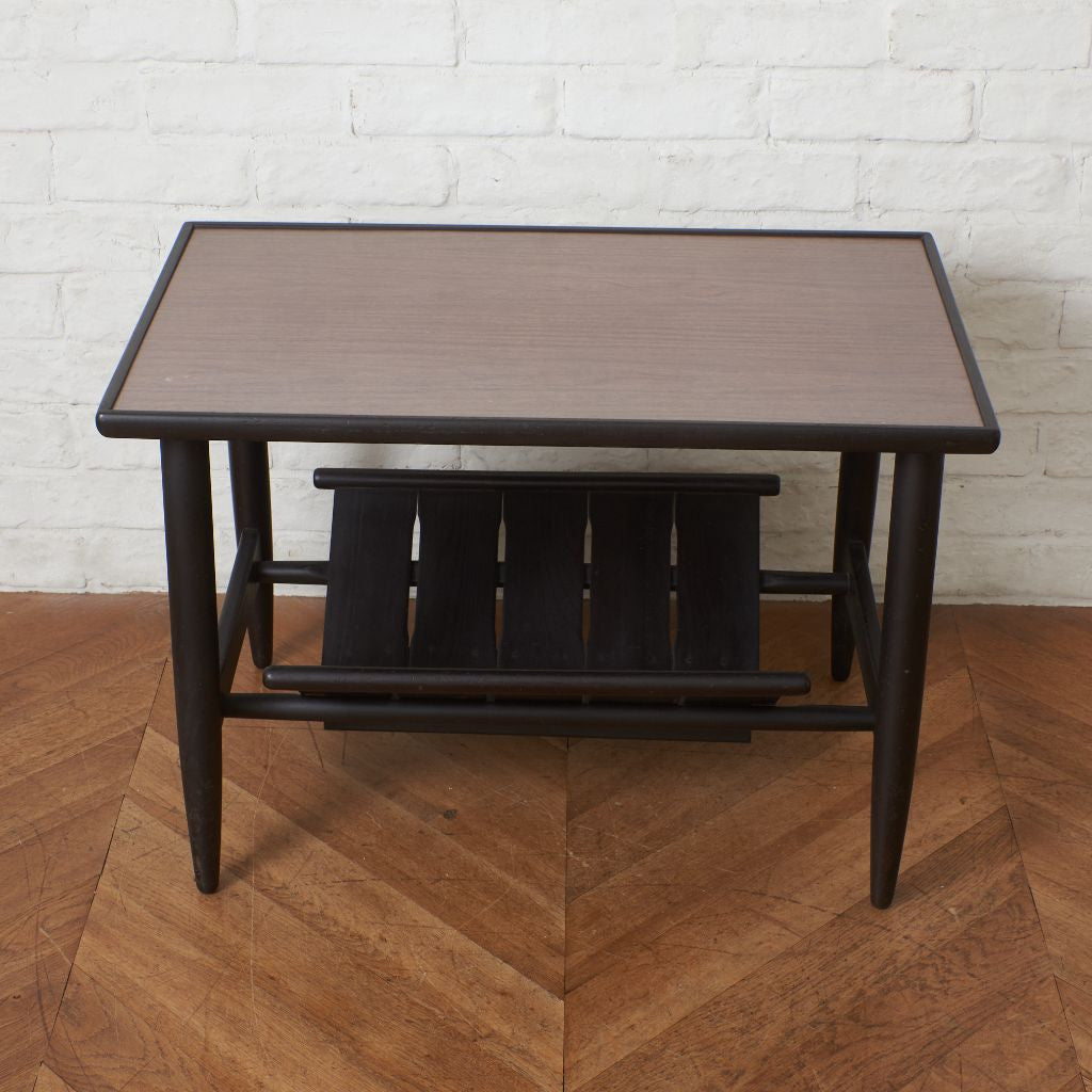 ヴィンテージ ラック付き サイドテーブル