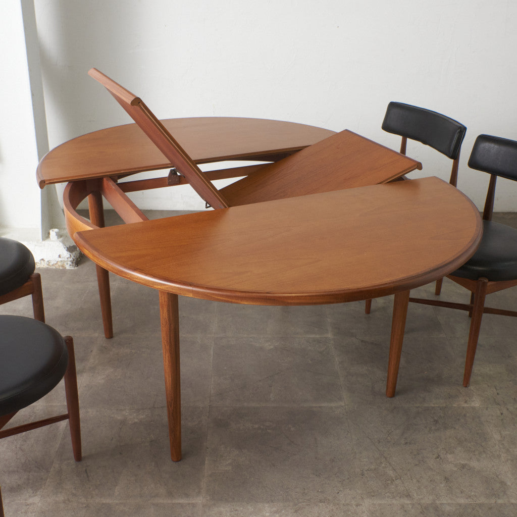 エクステンション ラウンドダイニングテーブル