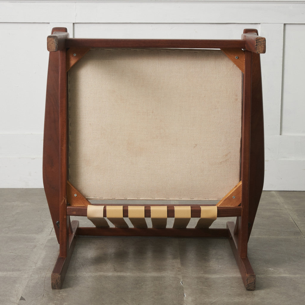 イギリスヴィンテージ アームチェア / 張替済