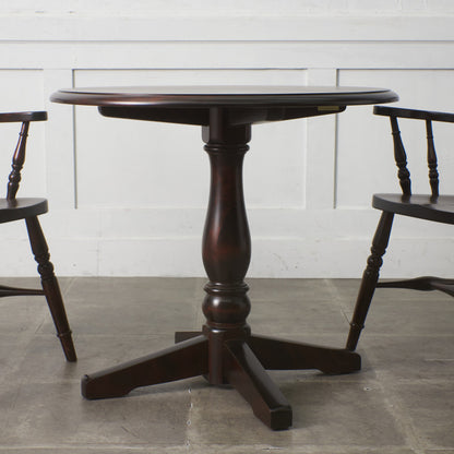 ラウンドテーブル ＆ アームチェア2脚 3点セット