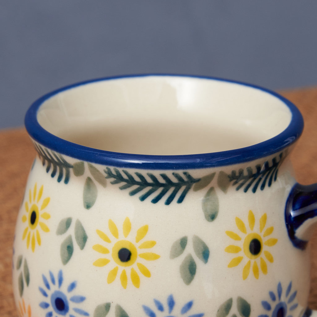 ポーリッシュポタリー マグカップ レトロフラワー