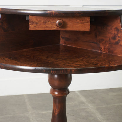 イタリア製 コーナーサイドテーブル