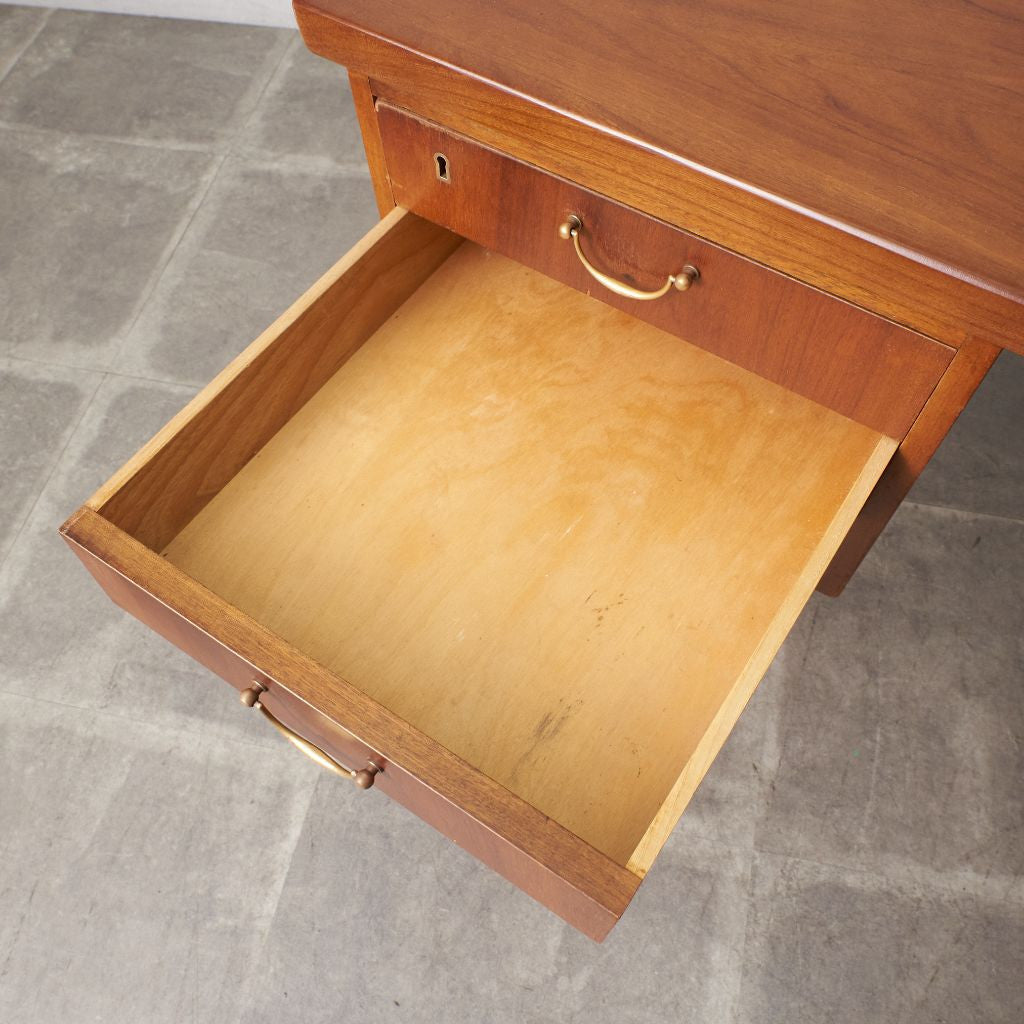 デンマーク製ヴィンテージ 両袖デスク