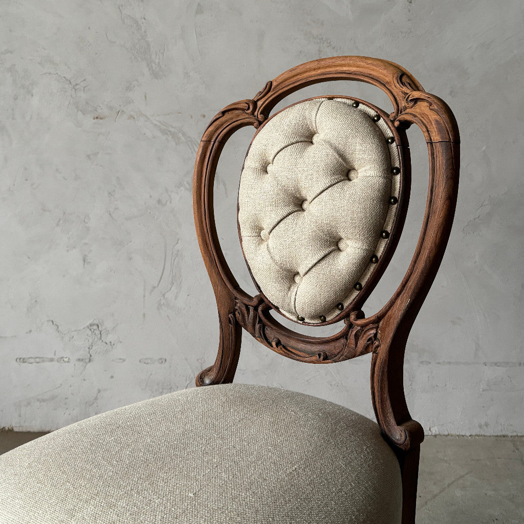 ストリップド加工 ダイニングチェア / 張替済