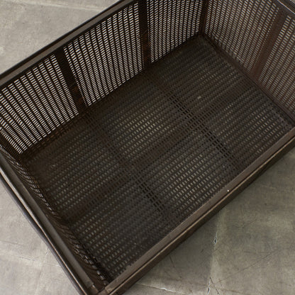 ヴィンテージ メタル メッシュバスケット