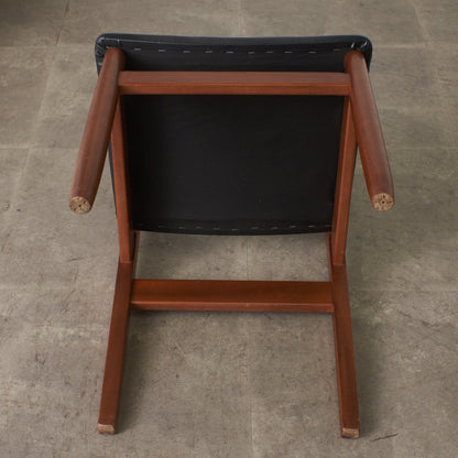 英国ヴィンテージ ラダーバック ダイニングチェア / 張替済