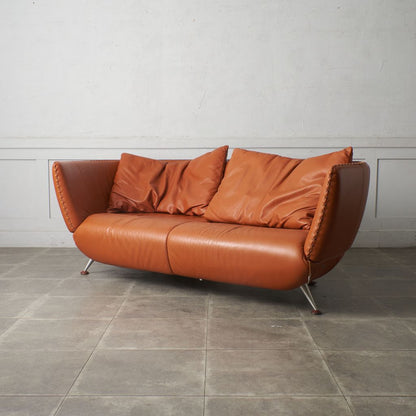 カウチソファ 総本革張り DS-102