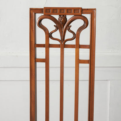 アールヌーボー ハイバックチェア / 張替済