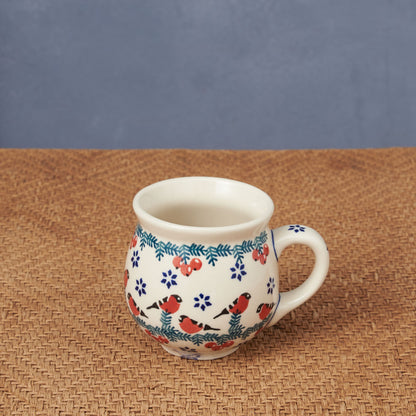 ポーリッシュポタリー マグカップ 小鳥