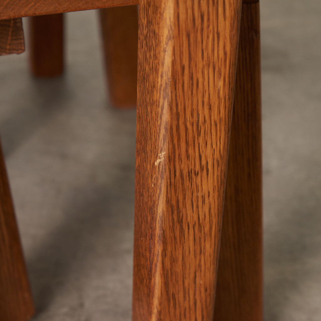 オランダ製 オーク無垢材 ネストテーブル｜rocca rocca