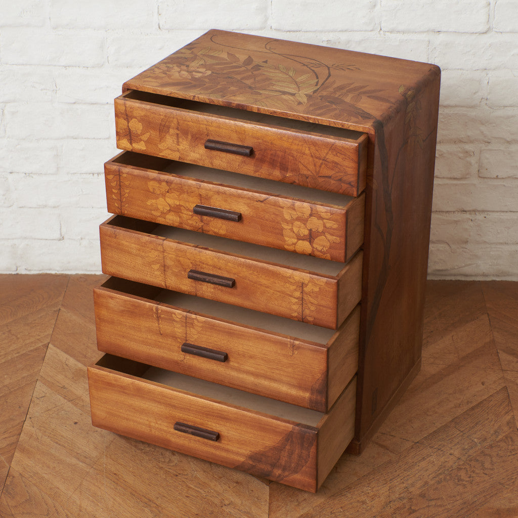 年代物 5段 小引き出し｜rocca rocca