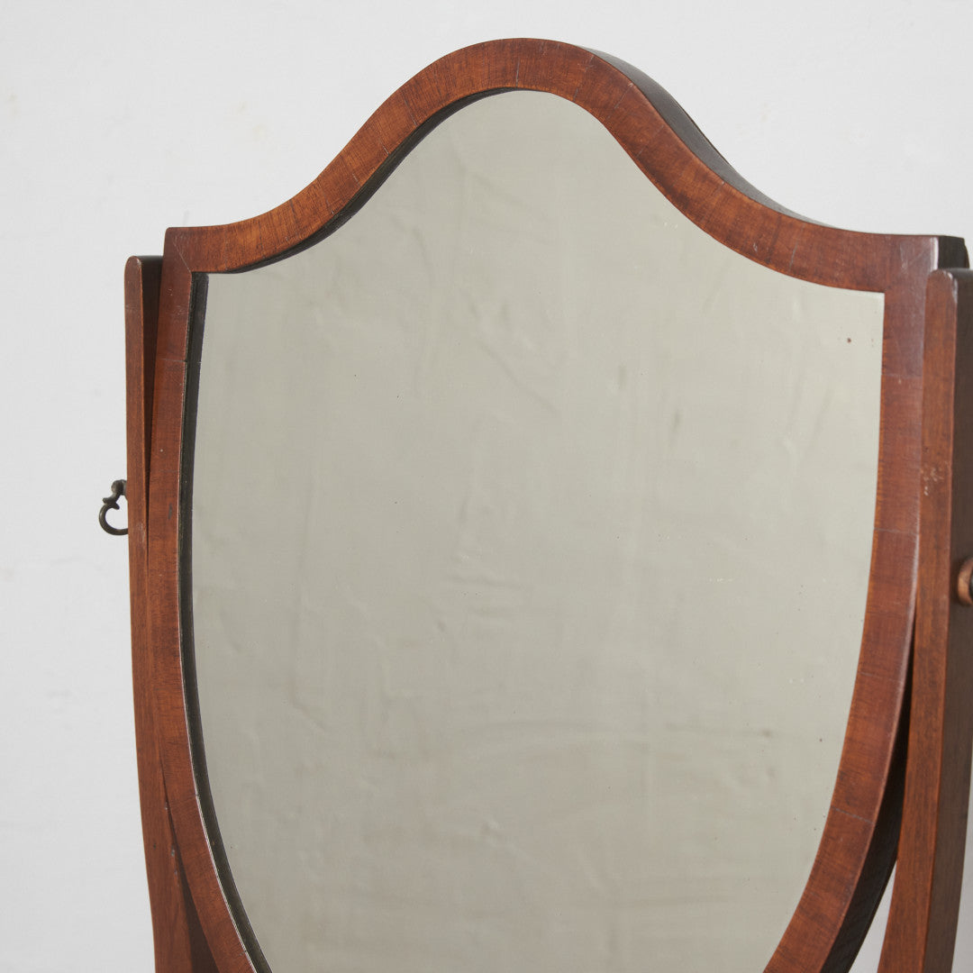 英国アンティーク マホガニー材 スタンドミラー｜rocca rocca