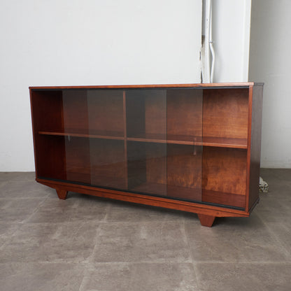 英国ヴィンテージ ナローブックケース