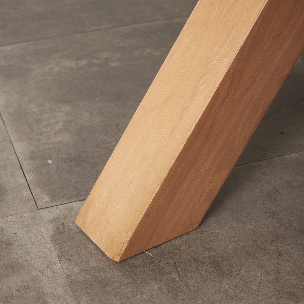 オーク無垢材 Xフレーム ダイニングテーブル