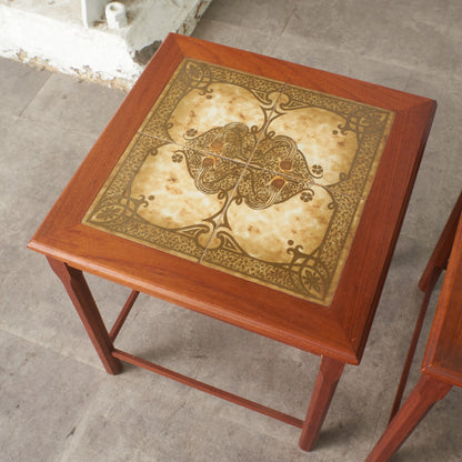 デンマーク TOFTEN タイルトップ ネストテーブル